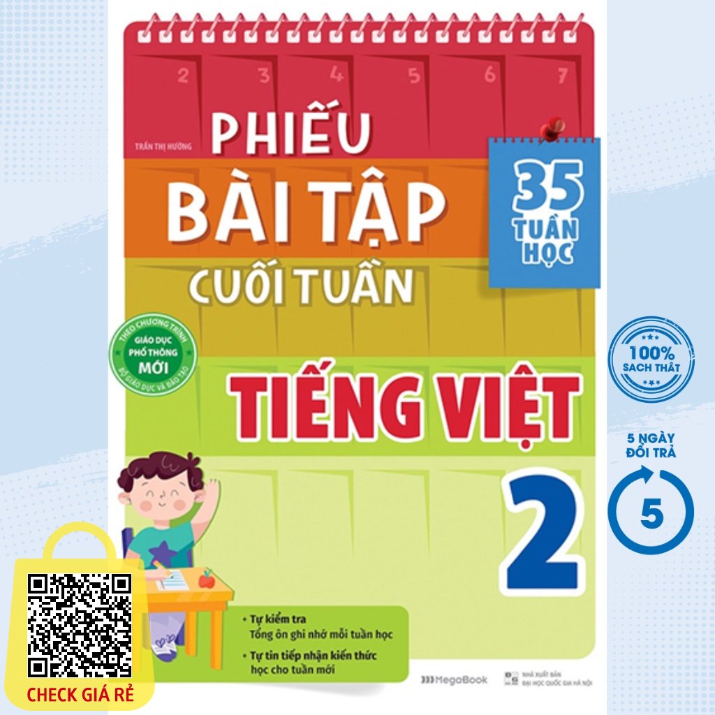 Sách Tham Khảo Phiếu Bài Tập Cuối Tuần Tiếng Việt 2 (35 Tuần Học) MEGABOOK