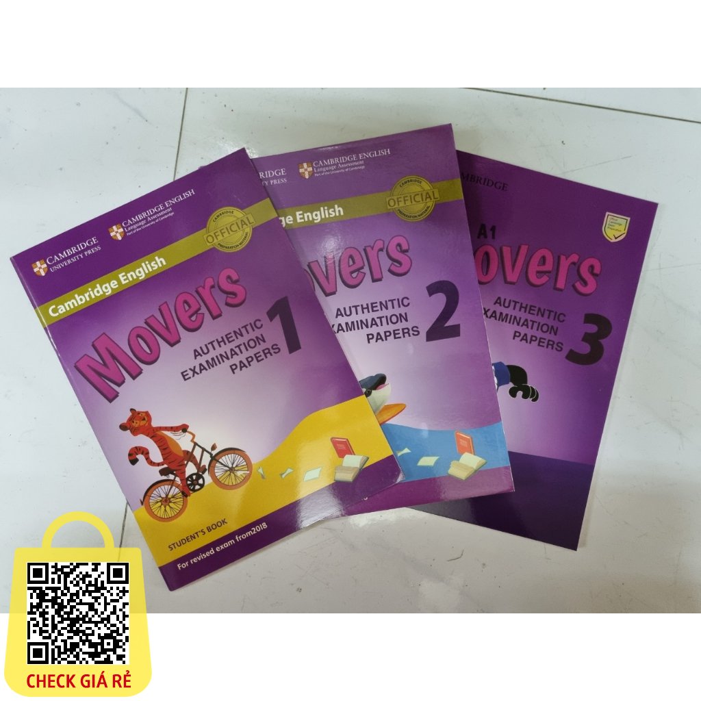Sách Tiếng anh Cambridge English Movers 1 2 3