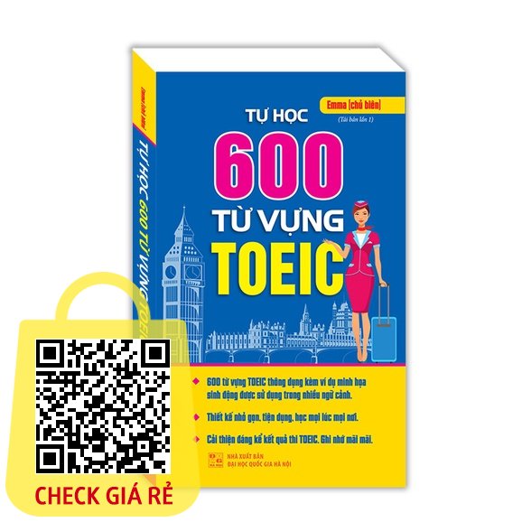 Sách Tự học 600 từ vựng TOEIC (bìa mềm)