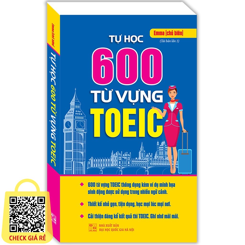 Sách Tự học 600 từ vựng TOEIC (tái bản 01)