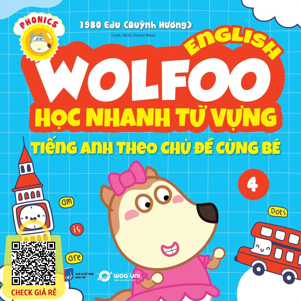 Sách Wolfoo English – Học Nhanh Từ Vựng Tiếng Anh Theo Chủ Đề Cùng Bé 4