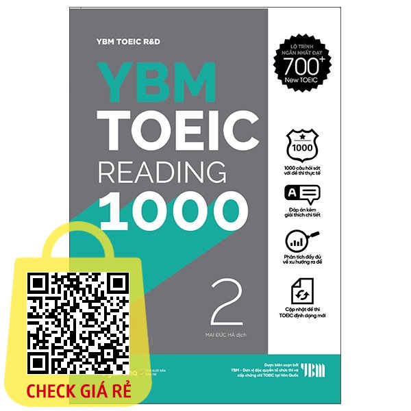 Sach YBM Toeic Reading 1000 Vol 2 (Tai Ban)