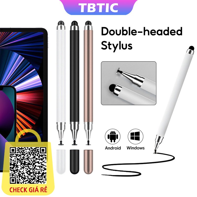 TBTIC Bút Cảm Ứng Stylus 2 Trong 1 Cho Android iPad iPhone Tablet Samsung Phone Stylus