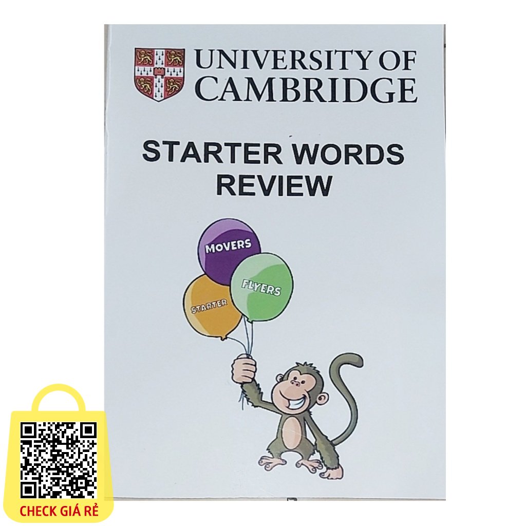 Vở luyện viết Cambridge Starter words review